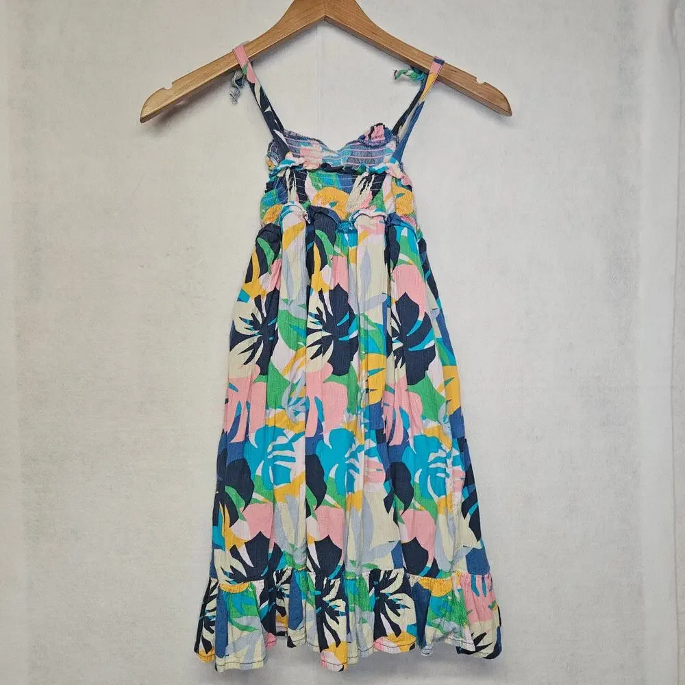 Tucker + Tate Blue Multicolor Floral Midi Dress for Girls